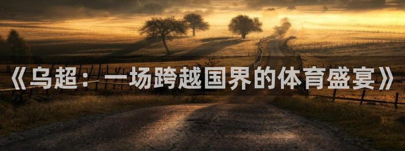 世界杯亚洲区预选赛赛程：《乌超：一场跨越国界的体育盛宴》